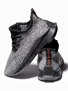 Buty męskie sneakersy - szare V5 T388 - Sneakersy męskie - miniaturka - grafika 5