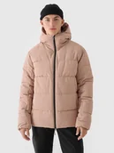 Kurtki narciarskie - 4F Kurtka narciarska w kolorze jasnobrązowym - miniaturka - grafika 1