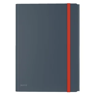 Leitz Teczka z gumką A4 PP COSY z wewnętrzną kieszenią szara aksamitna /46190089/ ES1487-5 - Teczki i skoroszyty - miniaturka - grafika 2