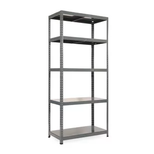 Regał półkowy 1800x900x500 mm, 5 półek, nośność półek 175 kg, RAL 7031 - Szafy i regały magazynowe - miniaturka - grafika 1