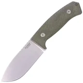 Noże - Nóż LionSteel M3 Green Canvas Micarta, Satin Niolox by Michele Pensato (M3 CVG) - miniaturka - grafika 1
