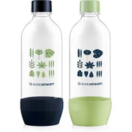 Akcesoria i części AGD - Sodastream Butelka Jet Green/Navy 2x 1 l, do  zmywarki - miniaturka - grafika 1