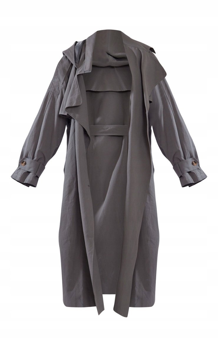 PRETTYLITTLETHING PŁASZCZ DAMSKI SZARY 40 ERD