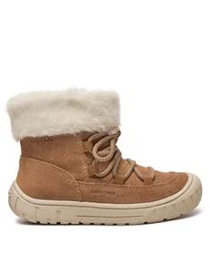 Geox Kozaki B Omar Girl Wpf B462LA 00022 C6627 S Brązowy - Buty dla dziewczynek - miniaturka - grafika 1