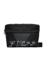 Nerki - Guess Saszetka nerka HMVEGLP5162 Czarny - miniaturka - grafika 1