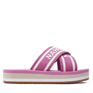 Klapki Napapijri NP0A4I8K Różowy - Klapki i japonki damskie - miniaturka - grafika 1