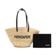 Torby podróżne - Patrizia Pepe Torba plażowa + saszetka - miniaturka - grafika 1