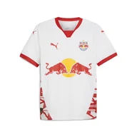 Koszulki sportowe męskie - Męska koszulka domowa FC Red Bull Salzburg 24/25 PUMA White Red - miniaturka - grafika 1
