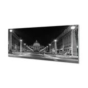 Tablice i flipcharty - Lacobel z grafiką + klej Rzym Kaplica droga 125x50 cm - miniaturka - grafika 1