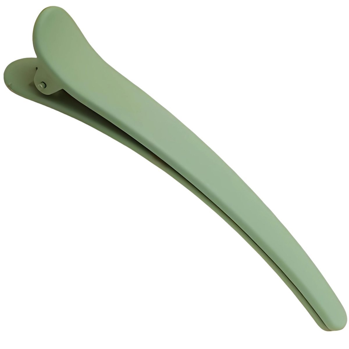 Spinka do Włosów Zielona Duża Klips Fryzjerska z Ząbkami Lekka i Wytrzymała