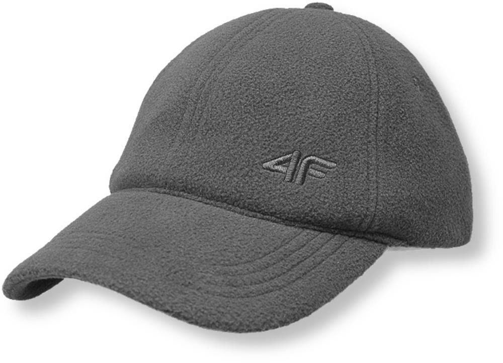Czapka z daszkiem polarowa 4F AW23ACABM162 - szara M