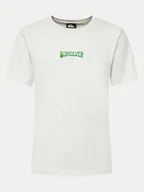 Koszulki męskie - Quiksilver T-Shirt Island Sunrise Moe AQYZT09543 Szary Regular Fit - miniaturka - grafika 1