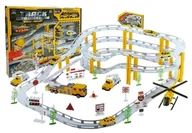 Tory, garaże, parkingi - Tor Samochodowy Rail Racing Metalowe Autka 12km/h - miniaturka - grafika 1