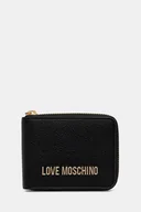 Portfele - Love Moschino portfel damski kolor czarny JC5639PP1NLD0000 - miniaturka - grafika 1