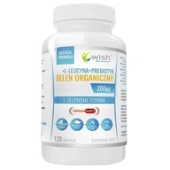 Witaminy i minerały dla sportowców - Wish Selen Organiczny+Prebiotyk 200ug 120caps - miniaturka - grafika 1