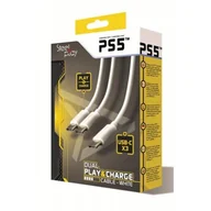 Akcesoria do Playstation - STEELPLAY Kabel STEELPLAY Dual Play&Charge do PS5 JVAPS500002 JVAPS500002 - miniaturka - grafika 1