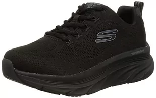 Skechers Damskie trampki D'LUX Walker, czarne, 2 UK - Trampki damskie - miniaturka - grafika 1