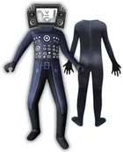 Stroje karnawałowe - Strój Skibidi Toilet Titan Tv Man Telewizor Kostium Na Halloween 170 176 - miniaturka - grafika 1