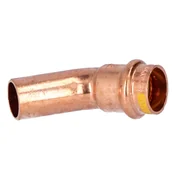 Łączniki, trójniki, kształtki - IBP Łuk 45° jednokielichowy 18mm Press Gas PG5040 0180000 PG5040 0180000 - miniaturka - grafika 1