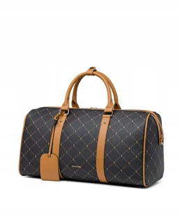 Torba Podróżna Mała Na Ramię Duffle Bag Puccini Brązowa Blxp0058W-2 - Akcesoria podróżnicze - miniaturka - grafika 1