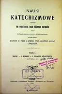 Religia i religioznawstwo - Nauki katechizmowe Tom I 1908 r. - miniaturka - grafika 1