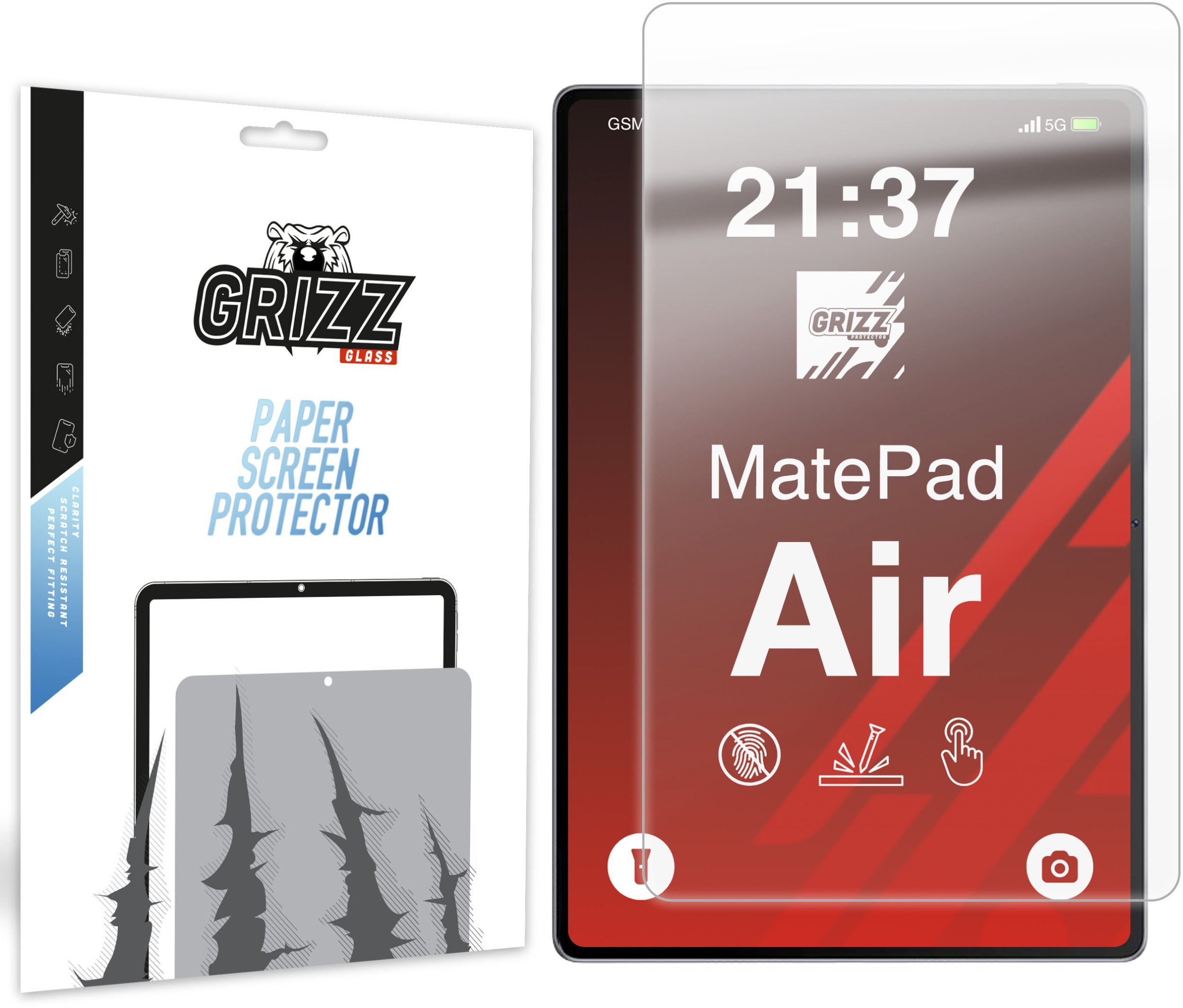 Folia matowa GrizzGlass PaperScreen do Huawei MatePad Air 2025