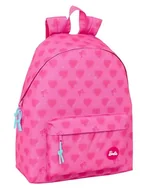 Plecaki szkolne i tornistry - Safta BARBIE CUORI - Pakiet dzienny dla dzieci, plecak dziecięcy, jakość i maksymalna wytrzymałość, wygodny i wszechstronny, 33 x 15 x 42 cm, różowy, M, na co dzień, Różowy, M, Casual - miniaturka - grafika 1
