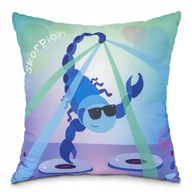 Poduszki dekoracyjne - Poduszka Dekoracyjna 40 x 40 Zodiak Skorpion - miniaturka - grafika 1