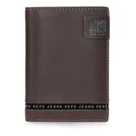 Portfele - Pepe Jeans Portfel pionowy z portfelem brązowy 8,5x11,5x1 cm Skóra by Joumma Bags, Brązowy brązowy, Talla única, Pionowy portfel z portfelem - miniaturka - grafika 1