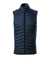 Garnitury - Męska kamizelka CROSS z wodoodpornym wykończeniem Granatowa 3XL - miniaturka - grafika 1