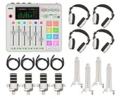 Mikrofony komputerowe - Rode Ultimate Podcaster Bundle Biały - miniaturka - grafika 1