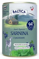 Mokra karma dla psów - BALTICA SMAKI REGIONÓW Sarnina z jagodami - puszka 400g - miniaturka - grafika 1