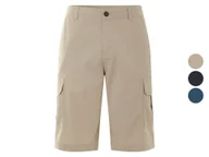 Spodenki męskie - LIVERGY® Bermudy cargo męskie z bawełną - miniaturka - grafika 1