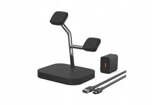 Magnetyczna ładowarka BOARAINO na telefon zegarek i słuchawki 3w1 CZARNA - Ładowarki do telefonów Magnetyczna ładowarka BOARAINO na telefon zegarek i słuchawki 3w1 CZARNA - Ładowarki do telefonów - miniaturka - grafika 1