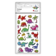 Zabawki kreatywne - Hasta Naklejki wypukłe dinozaury - miniaturka - grafika 1