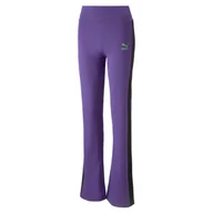 Dresy damskie - Spodnie dresowe damskie Puma x Dua Lipa T7 fioletowe 53662990-S - miniaturka - grafika 1