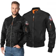 Odzież taktyczna i umundurowanie - Kurtka przejściowa Pit Bull MA1 II '23 - Czarna - miniaturka - grafika 1