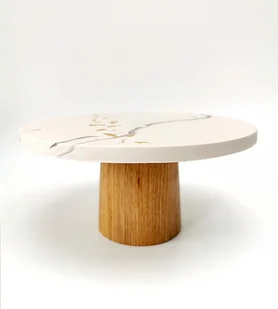 PATERA Marmur ze złotem - Tace i patery - miniaturka - grafika 1