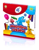 Masy plastyczne - Astra Plastelina SZKOLNA AS 24 KOLORY - miniaturka - grafika 1