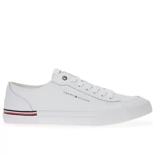 Buty Tommy Hilfiger Corporate Vulc Leather FM0FM04953-YBS - biała - Trampki męskie - miniaturka - grafika 1