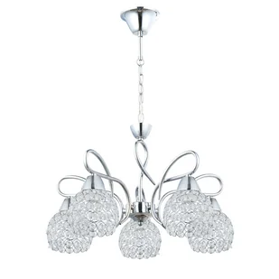 Żyrandol kryształowy wiszący Crystal I 5xE27 - Lampy sufitowe - miniaturka - grafika 1