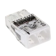 Kostki, złączki, wtyczki - Wago Złączka 2x2,5mm biała 30szt. - miniaturka - grafika 1