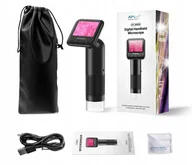 Mikroskopy i lupy - Mikroskop Cyfrowy Mobilny 800x + LCD 2'' Filmy Zdjęcia HD 720p APEXEL MS008 - miniaturka - grafika 1