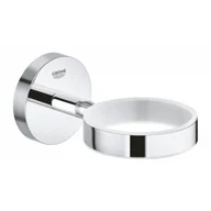 Akcesoria łazienkowe - GROHE 40585001 BauCosmopolitan holder f.glass/soap - miniaturka - grafika 1