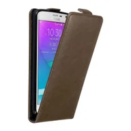Etui i futerały do telefonów - Pokrowiec Do Samsung Galaxy NOTE EDGE w Etui BRĄZOWA KAWA  Flip Case Cover Obudowa Ochronny Cadorabo - miniaturka - grafika 1