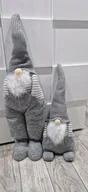 Ozdoby bożonarodzeniowe - Mikołaj Gnom Skrzat Krasnal szary 56 cm ŚWIĘTA - miniaturka - grafika 1