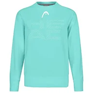 Bluzy damskie - HEAD Rally Bluza damska, turkusowa, XL - miniaturka - grafika 1