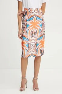 Silvian Heach spódnica PAVOB kolor pomarańczowy midi prosta CVP25070LO - Spódnice - miniaturka - grafika 1