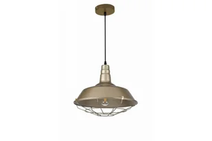 Lampa wisząca SOLEN2 E27 - czarny/złoty - Lampy sufitowe - miniaturka - grafika 1