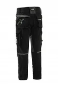 Odzież robocza - SPODNIE ROBOCZE STALCO PERFECT STRETCH LINE CZARNE roz. L - miniaturka - grafika 1